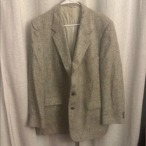 Vintage Givenchy Gentlemen Tweed Made in USA Blazer‎ Mens pit to pit 23.5” great